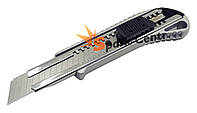 Нож строительный металлический 18 мм LT