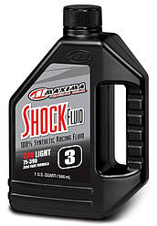 Масло гідравлічне Maxima RACING SHOCK Fluid Synthetic (1л), 3w