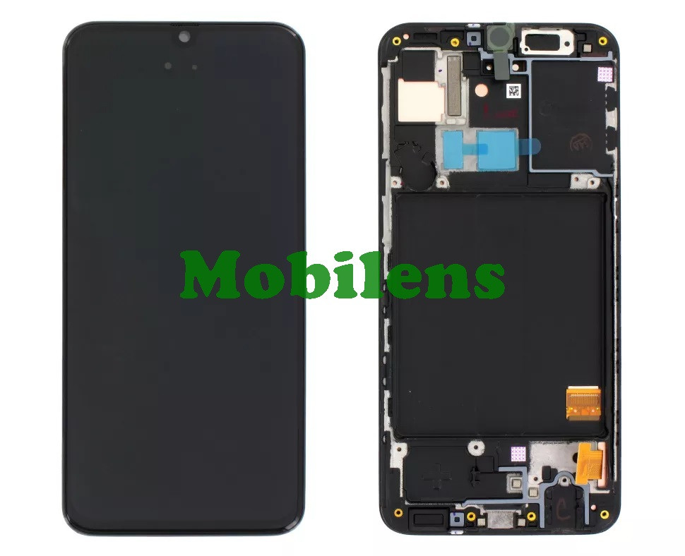 Samsung A405, Galaxy A40 (2019) Дисплей+тачскрин(модуль) черный *в рамке Original (AMOLED)