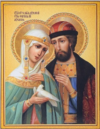 Ікона святі ПЕТР І ФЕВРОНІЯ