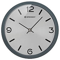 Годинники настінні Bresser MyTime Silver Edition Digit Grey (8020316MSN000)