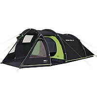 Палатка трехместная High Peak Atmos 3 Dark Grey/Green (11535) 4000 мм Кемпинговая Трехсезонная Тоннель