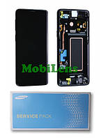 Samsung G960, G960F, Galaxy S9 Дисплей+тачскрин *в черной рамке Midnight Black Original (AMOLED) *Service Pack