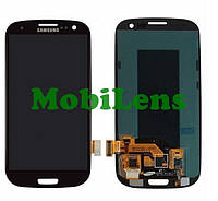 Samsung i9300, i9305, i535, i747, R530, T999 Galaxy S3 Дисплей+тачскрин(модуль) черный Original (AMOLED)