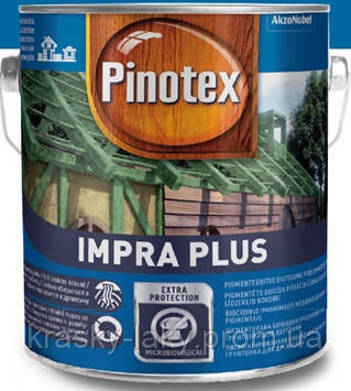 Pinotex Impra PLUS пропитка деревянных конструкций 5 л - фото 1 - id-p100200969