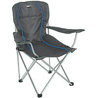 Стілець розкладний кемпінговий High Peak Salou Dark Grey/Blue (44108) навантаження - 100 кг 600D Polyester