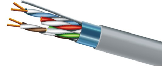 Кабель ЗЗКМ CAT5e F / UTP 4х2х24 AWG