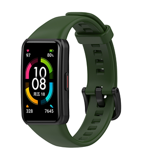 Ремінець DK для Honor Band 6 / 7 | Silicone Sport Band Classic (011342) (virid)