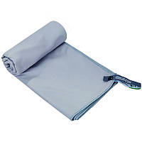 Рушник спортивне з чохлом TRAVEL TOWEL HG-LST сірий