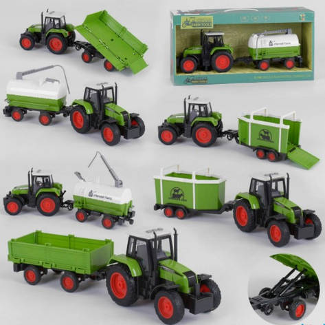 Трактор з причепом, фото 1