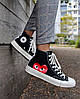 Кеди Converse Chuck Taylor All-Star 70s Hi Comme des Garcons PLAY Black, фото 8