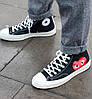 Кеди Converse Chuck Taylor All-Star 70s Hi Comme des Garcons PLAY Black, фото 7