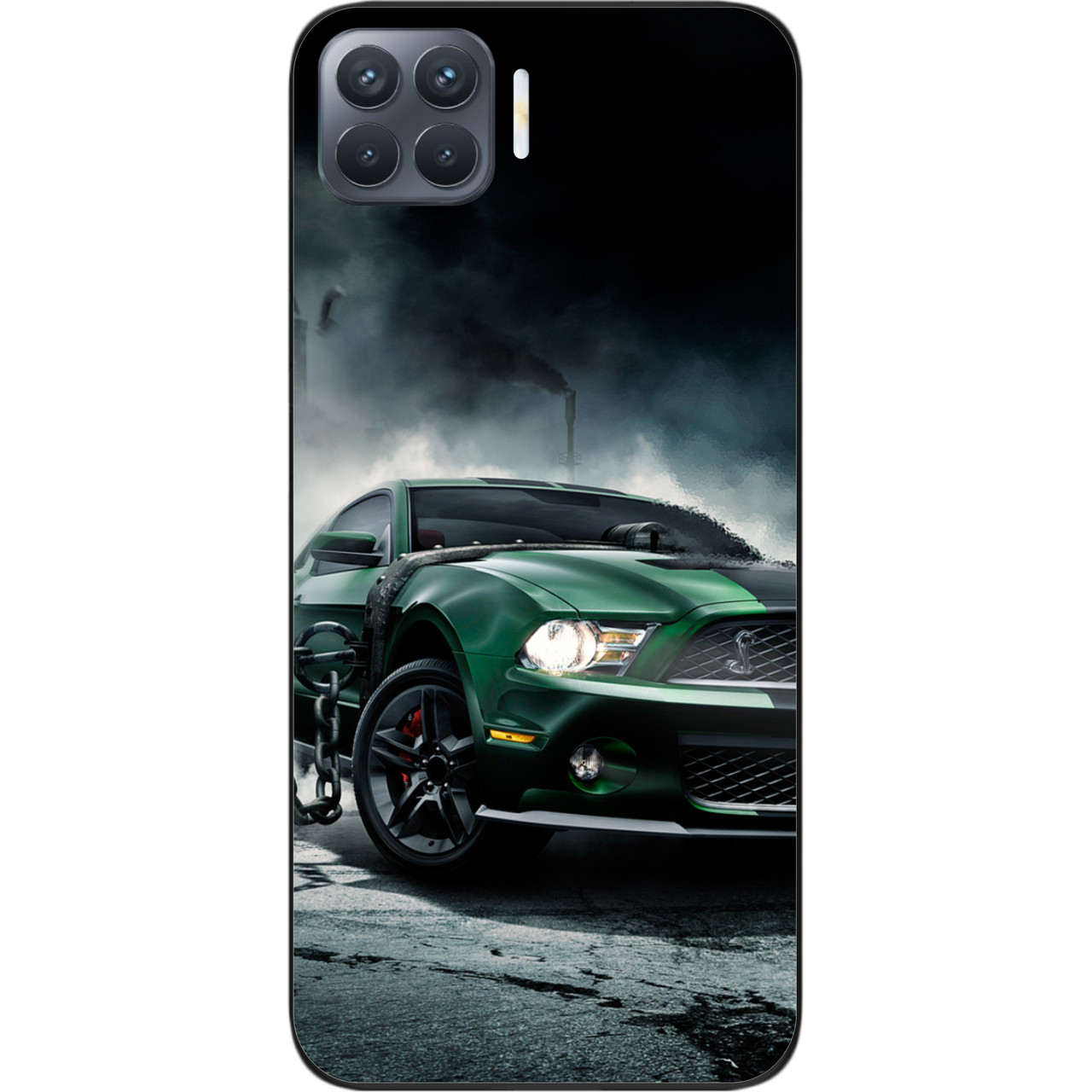 Силіконовий чохол для OPPO Reno 4 Lite з картинкою Мустанг, фото 1