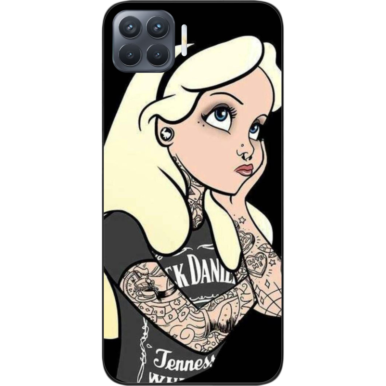 Силіконовий чохол бампер для OPPO Reno 4 Lite з картинкою Попелюшка, фото 1