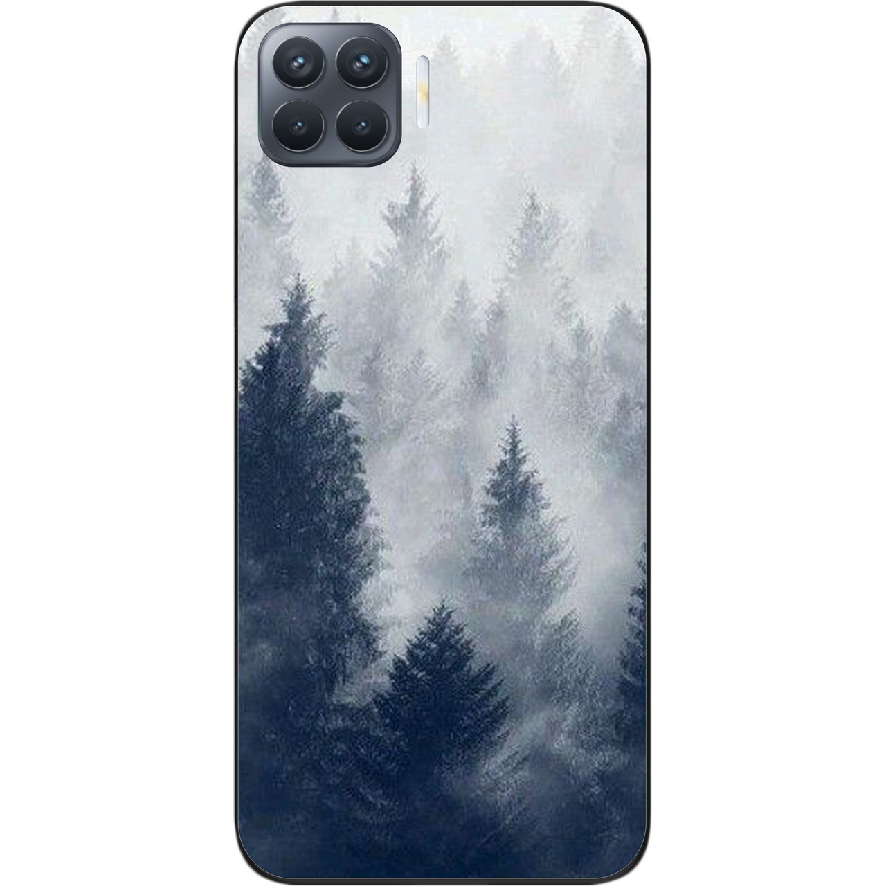 Силіконовий чохол бампер для OPPO Reno 4 Lite з картинкою Ліс, фото 1