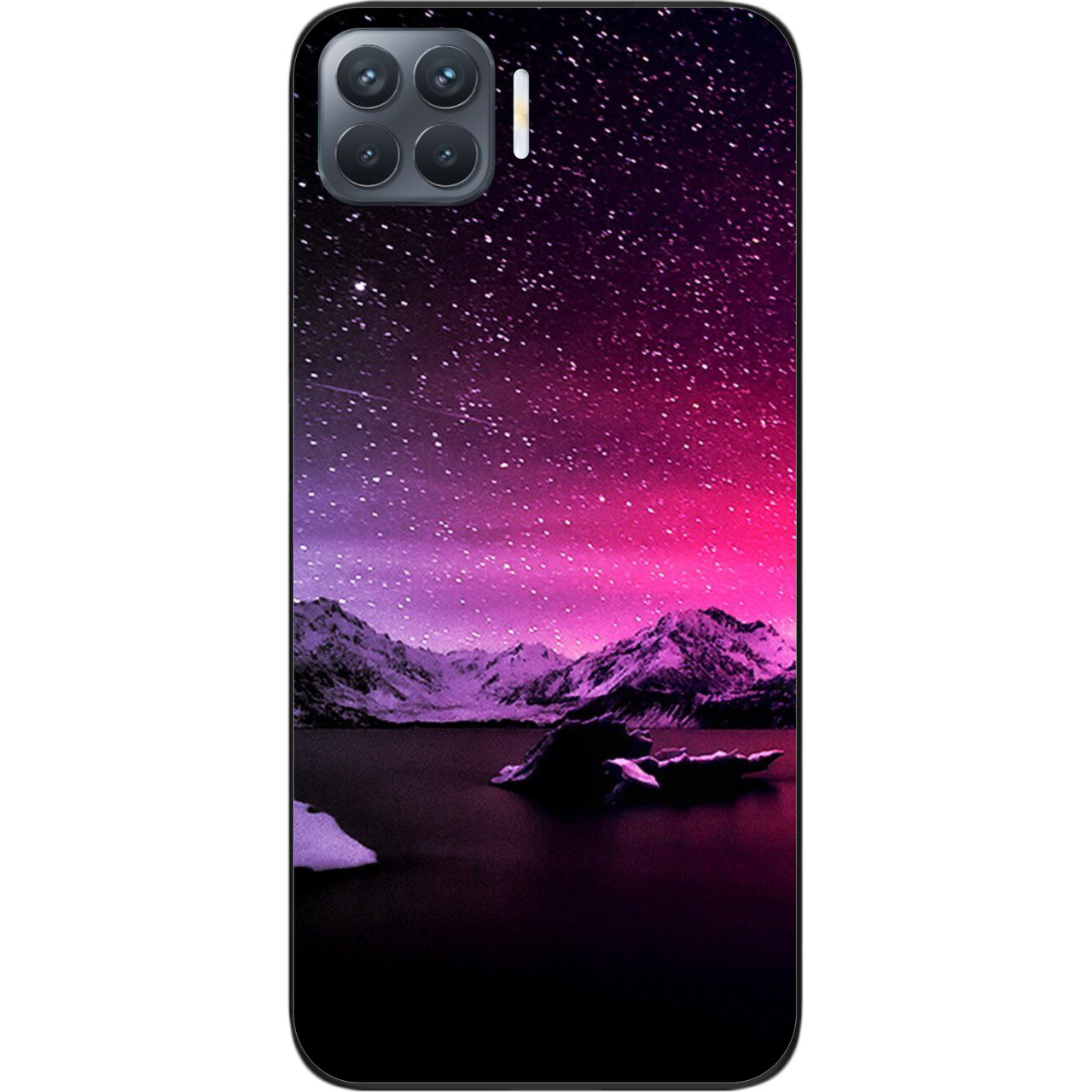 Силіконовий чохол бампер для OPPO Reno 4 Lite з картинкою Зірки, фото 1