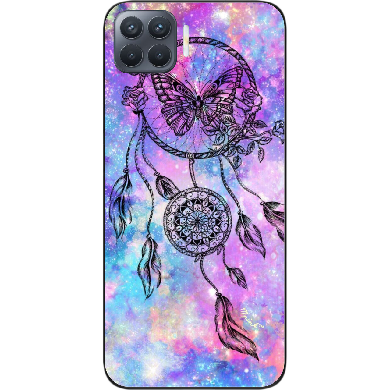 Силіконовий чохол бампер для OPPO Reno 4 Lite з картинко Ловець снів, фото 1