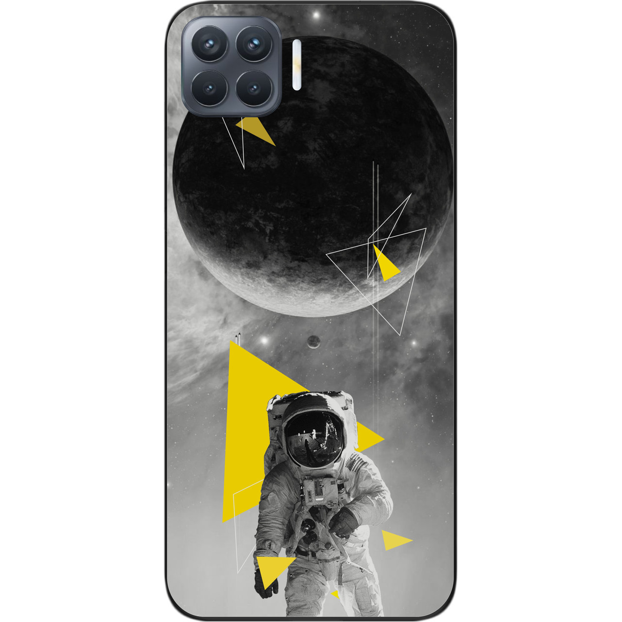 Чохол силіконовий для OPPO Reno 4 Lite з картинкою Астронавт, фото 1