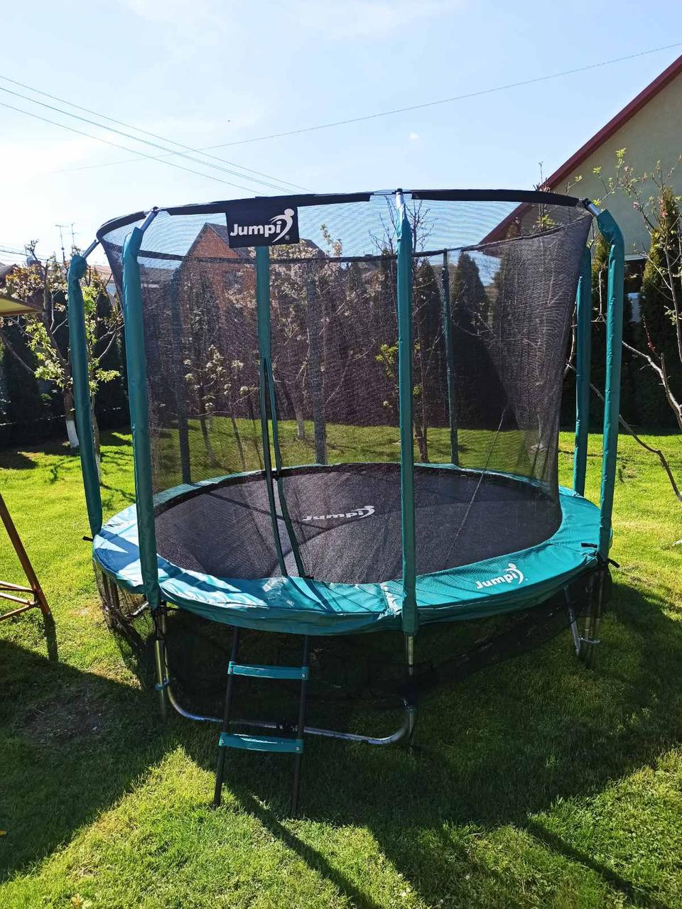 Детский батут Jumpi Premium 10 FT 312 см. с внутренней сеткой и лесенкой - фото 2 - id-p113673325