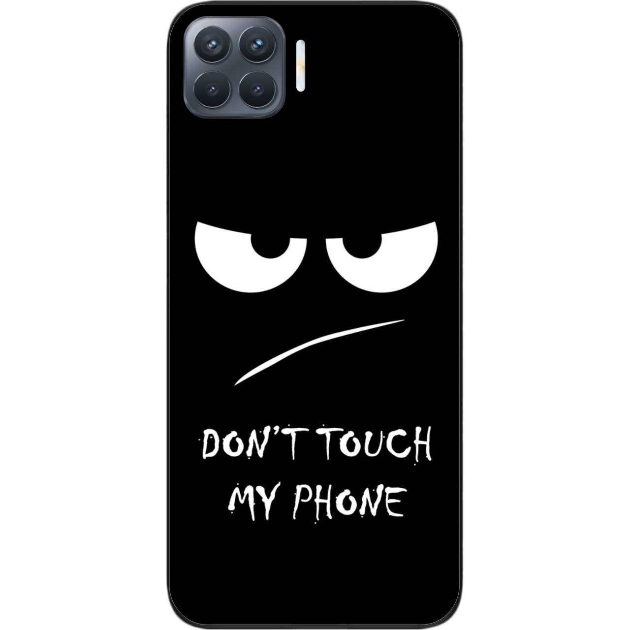 Бампер силіконовий чохол для OPPO Reno 4 Lite з картинкою Очі, фото 1