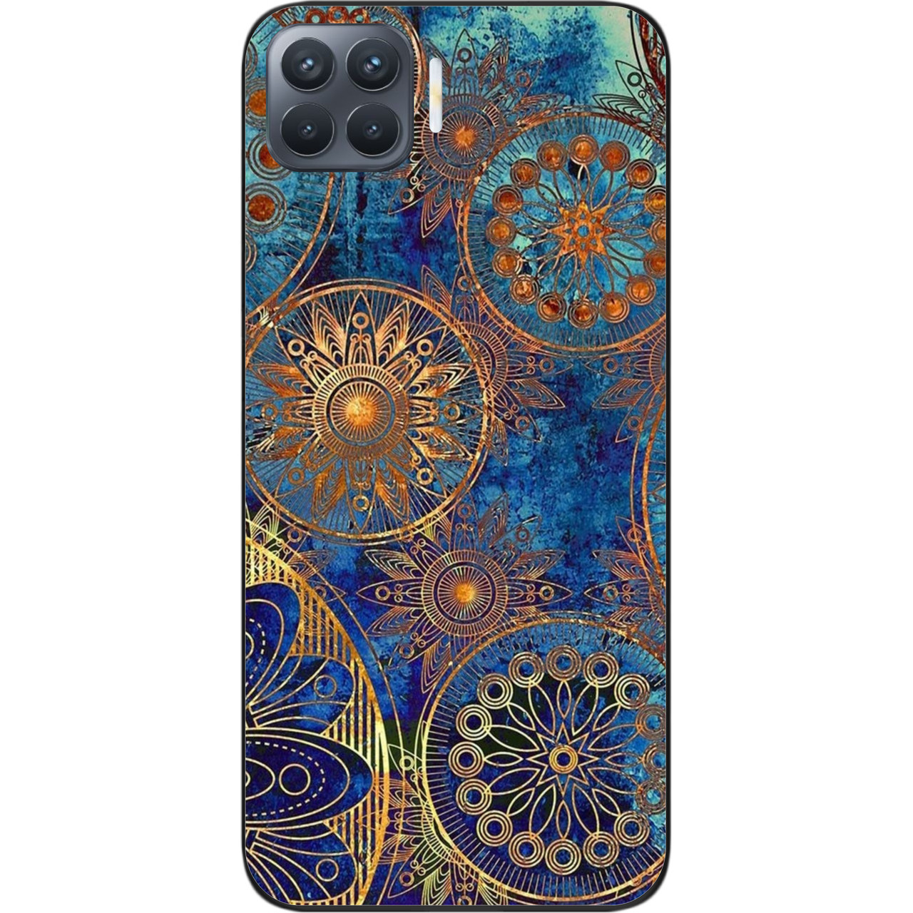 Оригінальний чохол для OPPO Reno 4 Lite з картинкою Кола вінтаж, фото 1