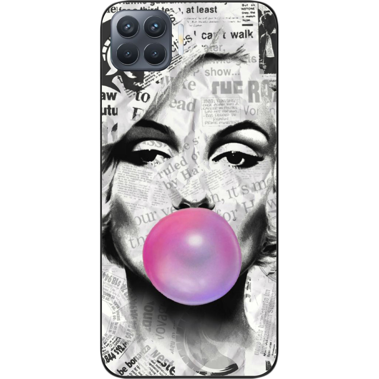 Оригінальний чохол для OPPO Reno 4 Lite з картинкою Монро, фото 1