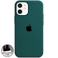 Силикон Original Round Case Apple iPhone 12 Mini (69) Atrovirens