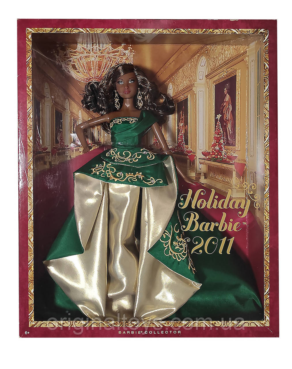 Колекційна лялька Барбі Святкова Holiday Barbie 2011 Mattel T7915