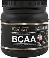 Аминокислоты California Gold Nutrition BCAA Powder 454 г (4384303543)