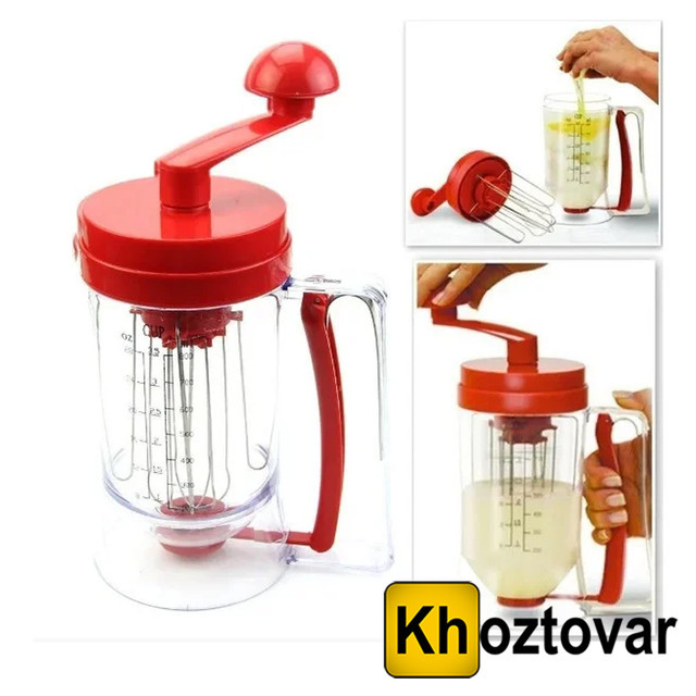 Універсальний ручний міксер із дозатором Pancake Machine <unk> Міксер дозатор механічний