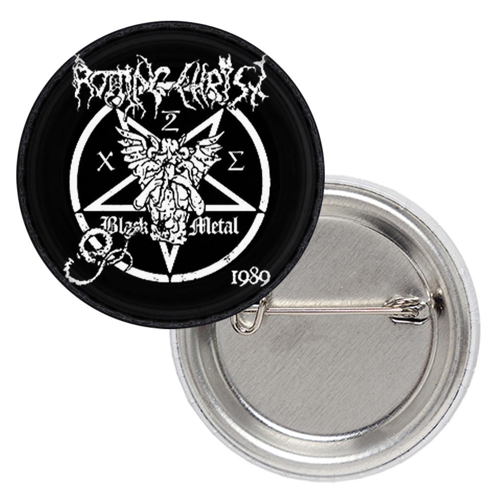 Значок Rotting Christ (pentagram logo)