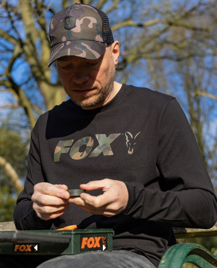 Футболка з довгими рукавами Fox Long Sleeve T-Shirt Black/Camo