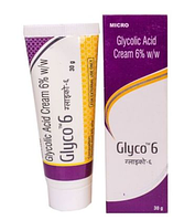 Крем для лица Glyco 6 Glycolic Acid Cream, Глико. С гликолевой кислотой 6 %, 30 грамм.