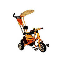 Велосипед детский трехколесный Azimut BC-15 An Safari Оранжевый С ФАРАМИ ЕВА с функций прогулочной коляски