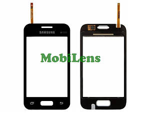 Samsung G130H, Galaxy Young 2 Тачскрин (сенсор) чорний (темно-сірий)