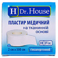 H Dr. House, пластир, на тканинній основі, 2 см x 500 см, №1