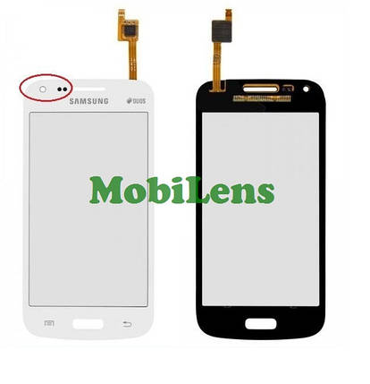 Samsung G350, G350H, G350F Galaxy Star Advance, G350GSMH Тачскрин (сенсор) білий, фото 1