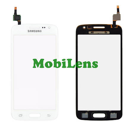Samsung G386, G386F Galaxy Core Тачскрин (сенсор) білий, фото 1