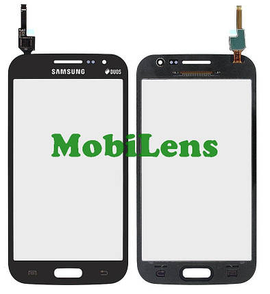 Samsung i8552, i8550 Galaxy Win Тачскрин (сенсор) чорний (темно-сірий), фото 1