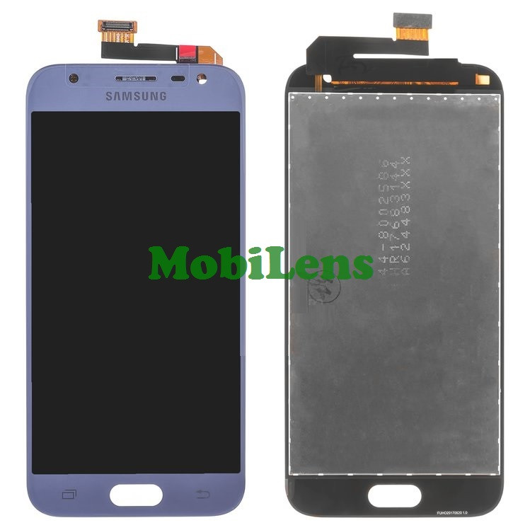 Samsung J330, J330F, Galaxy J3 (2017) Дисплей+тачскрин(модуль) серебристо-голубой Original *PRC