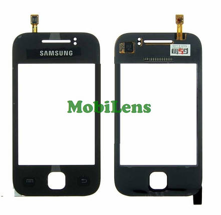 Samsung S5360, Galaxy Y Тачскрин (сенсор) чорний, фото 1
