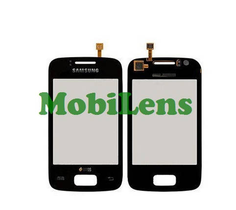 Samsung S6102, Galaxy Y Duos Тачскрин (сенсор) чорний, фото 1