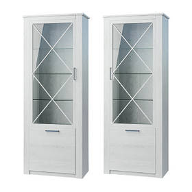 Пенал 1д 1в модульної вітальні Ешлі сосна водевіль  Світ Меблів