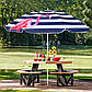 Пляжна парасолька з регульованою висотою та нахилом Springos 180 см BU0012 ., фото 4