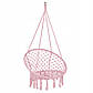 Підвісне крісло-гойдалка (плетене) Springos SPR0021 Pink ., фото 10