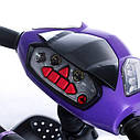 Велосипед Baby Trike 3-колісний 6595 Фіолетовий із ключем запалювання, фото 5