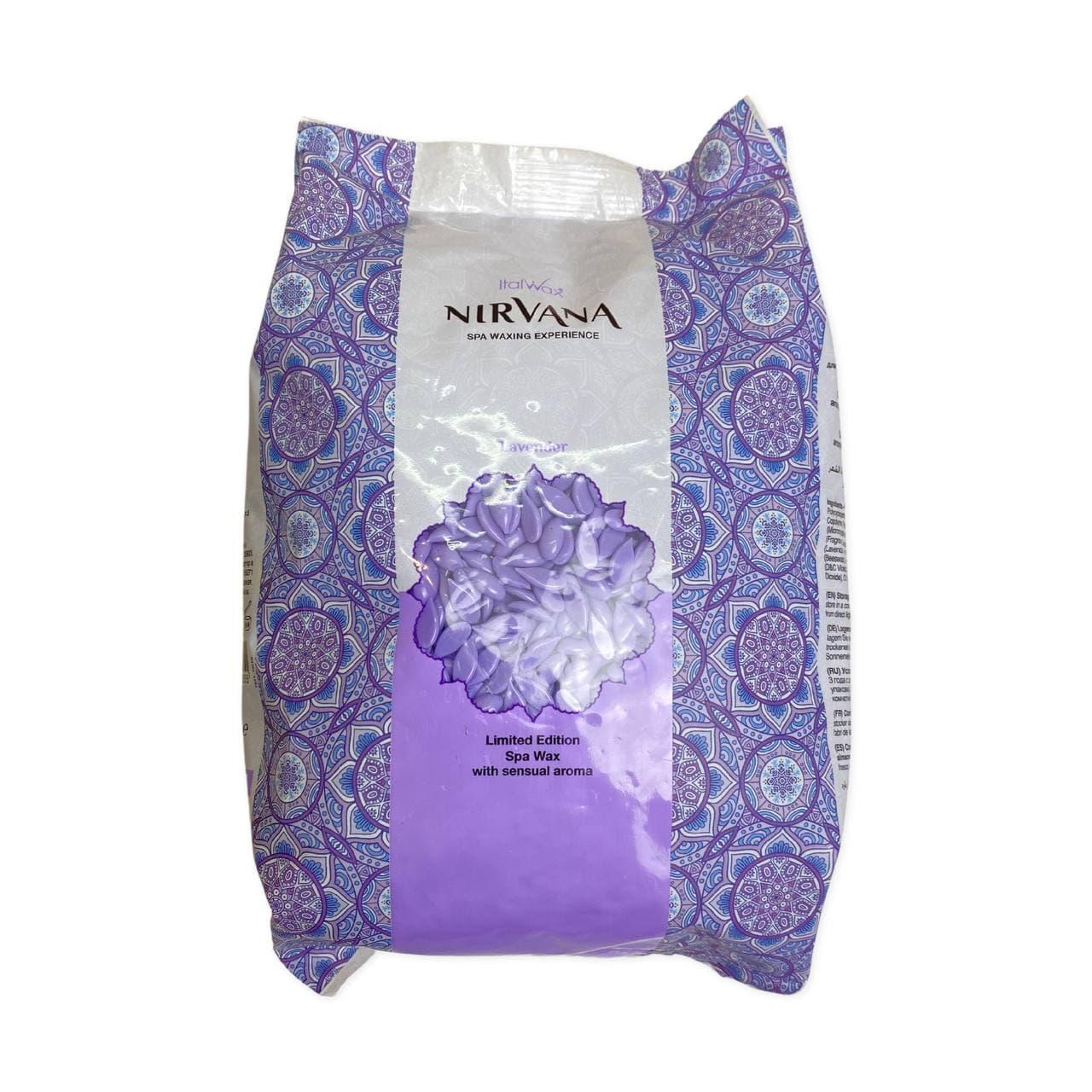 Гарячий віск у гранулах для видалення волосся Italwax NIRVANA (VANIRA) лаванда 1 кг. плівковий для депіляції, фото 1