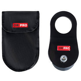 Сталевий такелажний блок 10т з чорним чохлом для зберігання (Oxford 1680 PVC)