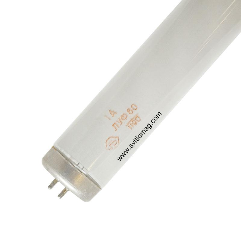 Лампа люмінесцентна ультрафіолетова ЛУФ 80 G13d, фото 1