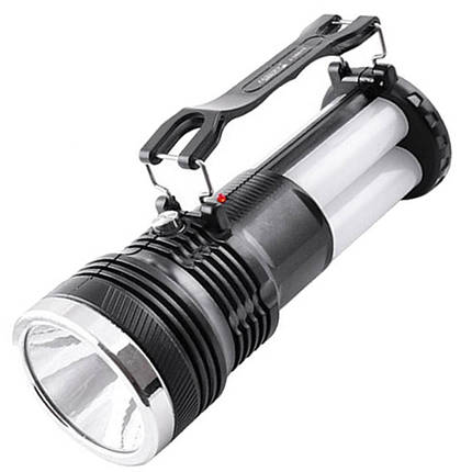Ліхтар переносний Luxury YJ-2888T 1W+28SMD+solar 4 режиму power bank ручної акумуляторний, фото 2